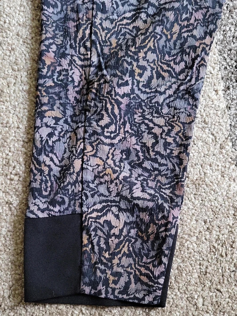 Athleta Trekkie North Jogger Pants Kinetic Abstract Size 6 - Picture 5 of 10